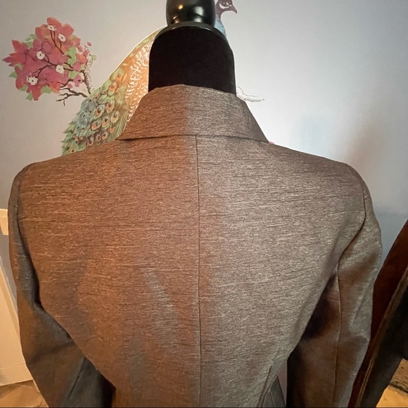 Kasper size 4.  Brown with gold hints of color pant suit * business suit - Picture 8 of 14